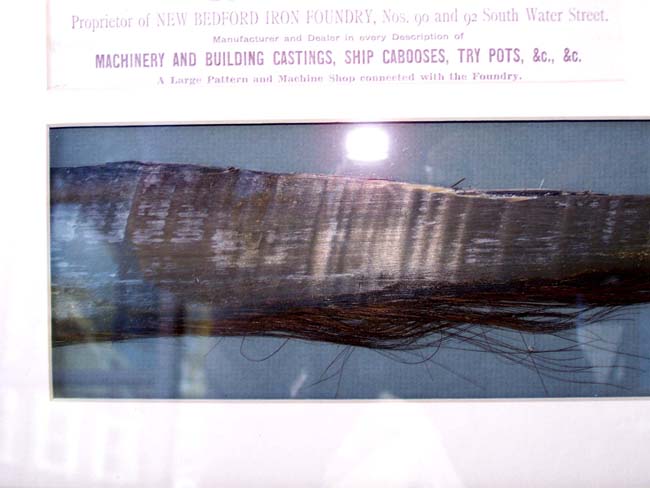 A framed grouping of 19th century Whaling related items — image 4